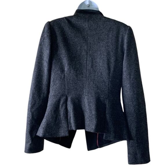 Elevenses Blazer Jacket Womens 12 Wool Blend One Button Tailored Fit Workwear - Picture 4 of 11